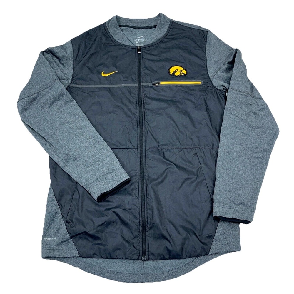 Iowa Hawkeyes Jacket Men Small Nike Shield On Field Lightweight Performance